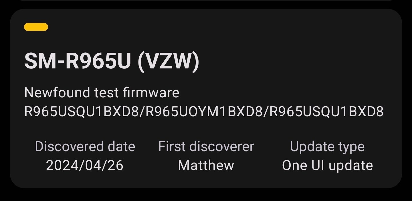 firmware test smartwatch Samsung Galaxy Watch6