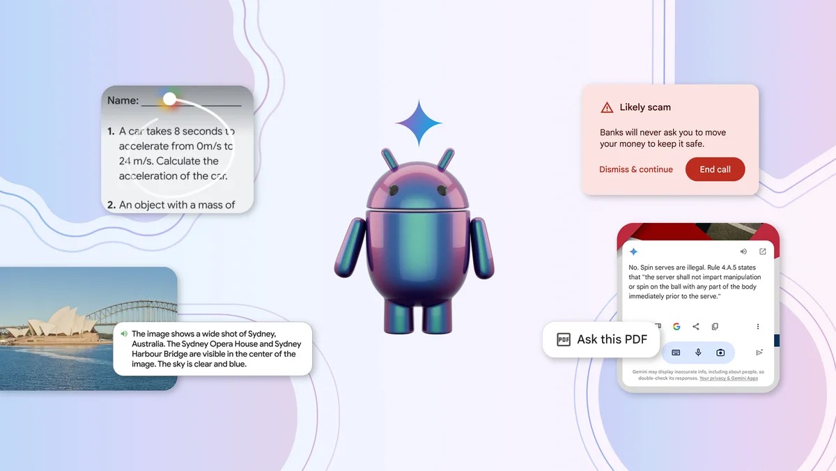 Google integra Gemini e un mucchio di AI all’interno di Android: annunciate tante nuove funzioni