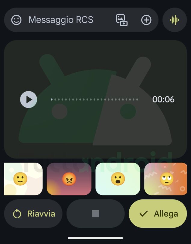 Google Messaggi registratore