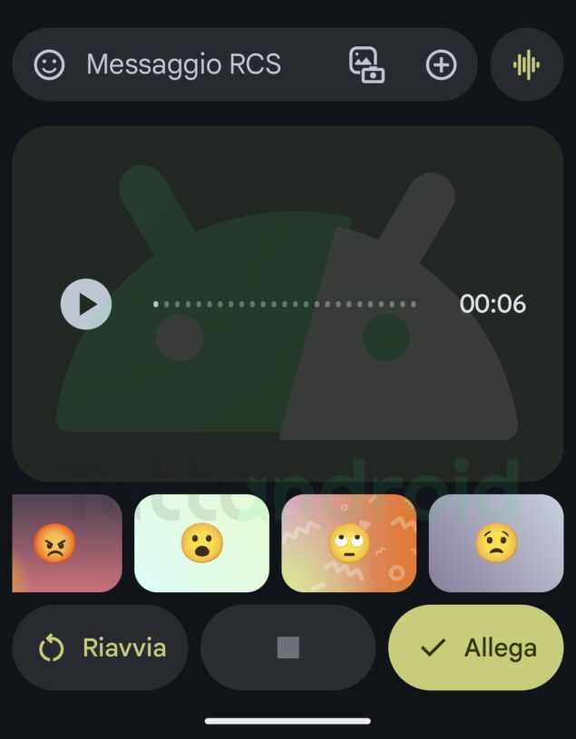 Google Messaggi registratore