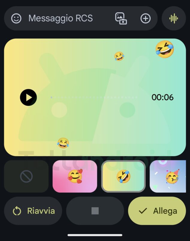Google Messaggi registratore