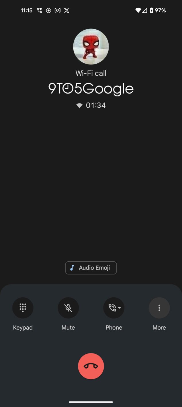 Google Telefono Audio Emoji