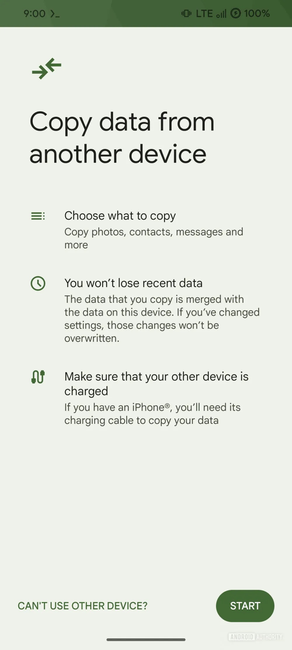 Google trasferimento file