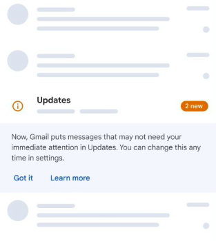 Nuova categorizzazione delle email importanti in Gmail