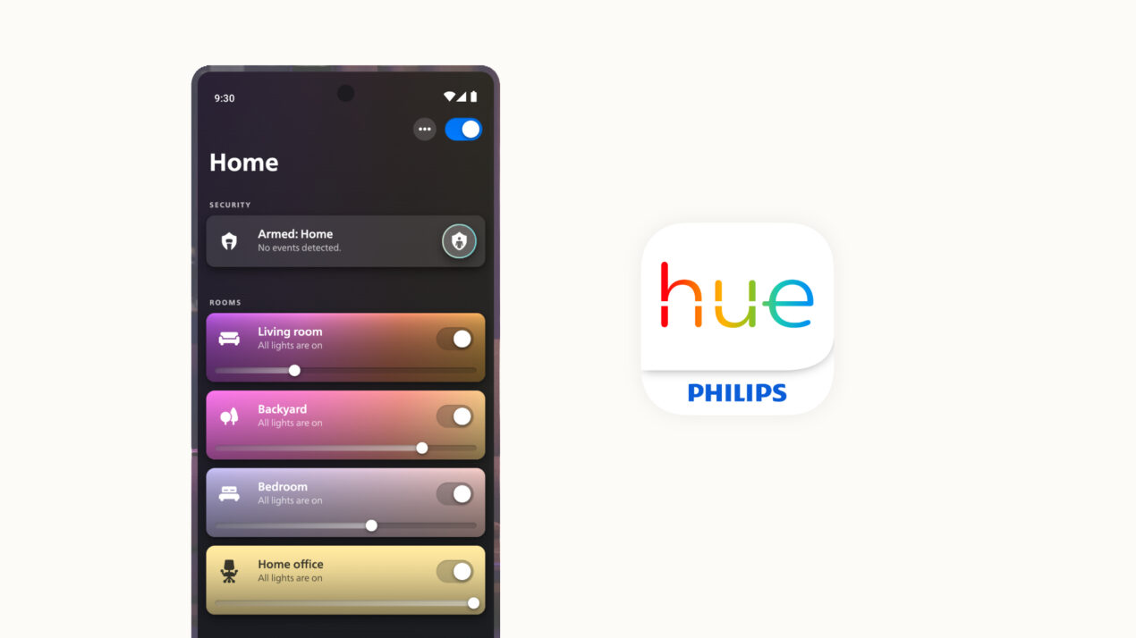 Philips Hue aggiorna la sua app e aggiunge una nuova vista