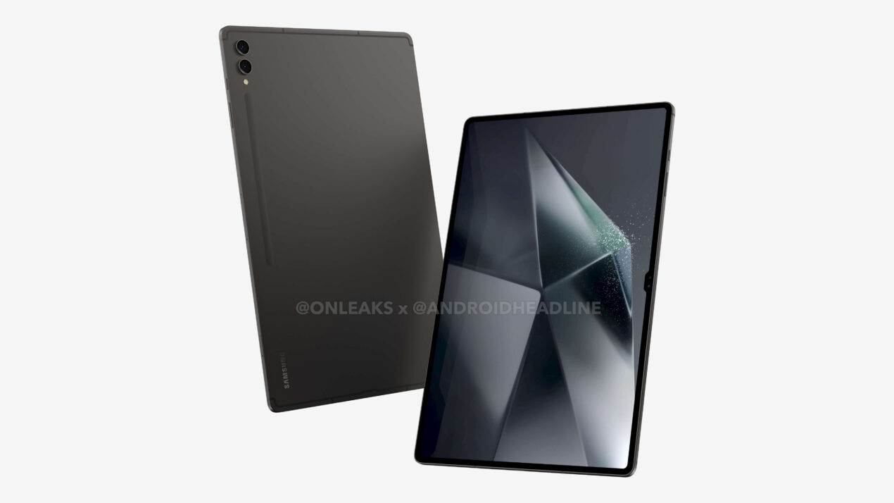 Samsung Galaxy Tab S10 Ultra: render esclusivi in anteprima