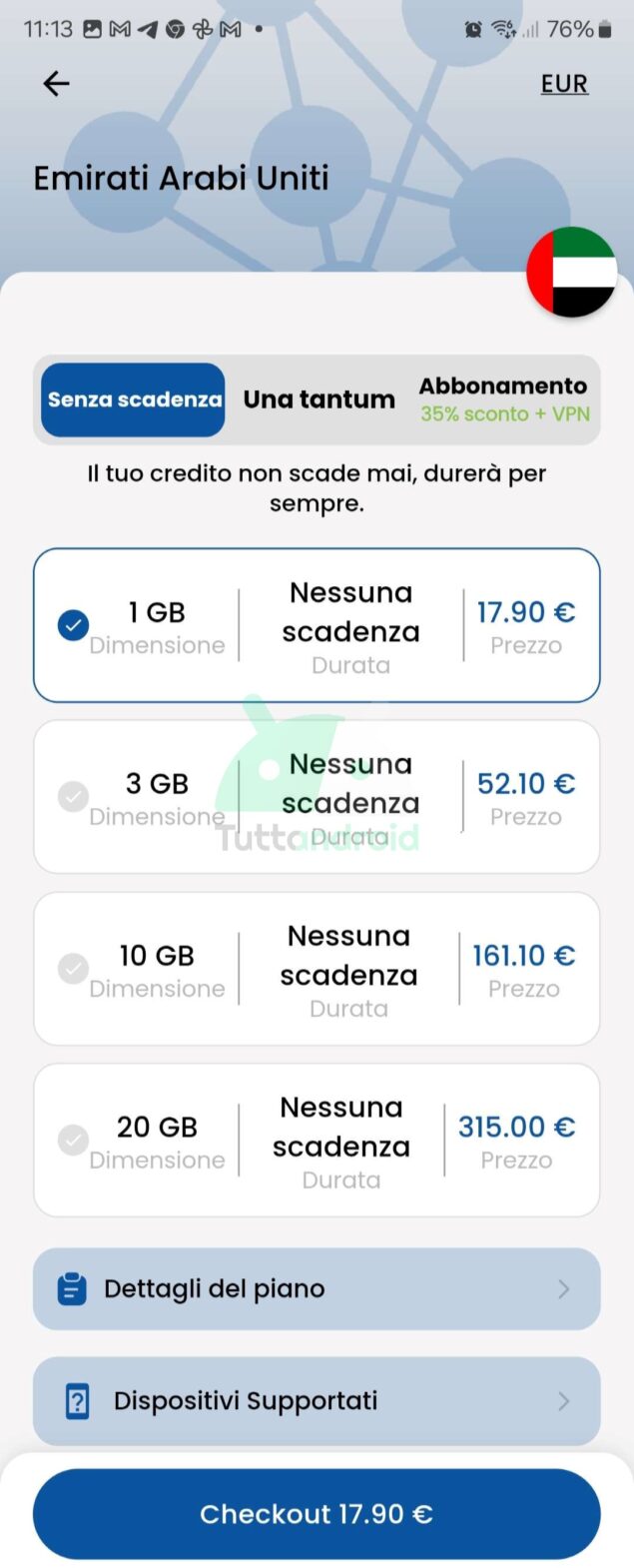 eSIM internazionali Ops! Mobile