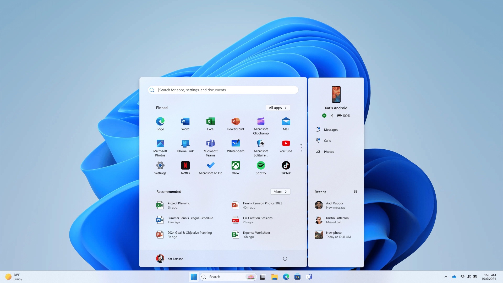 Android sul menu Start Windows