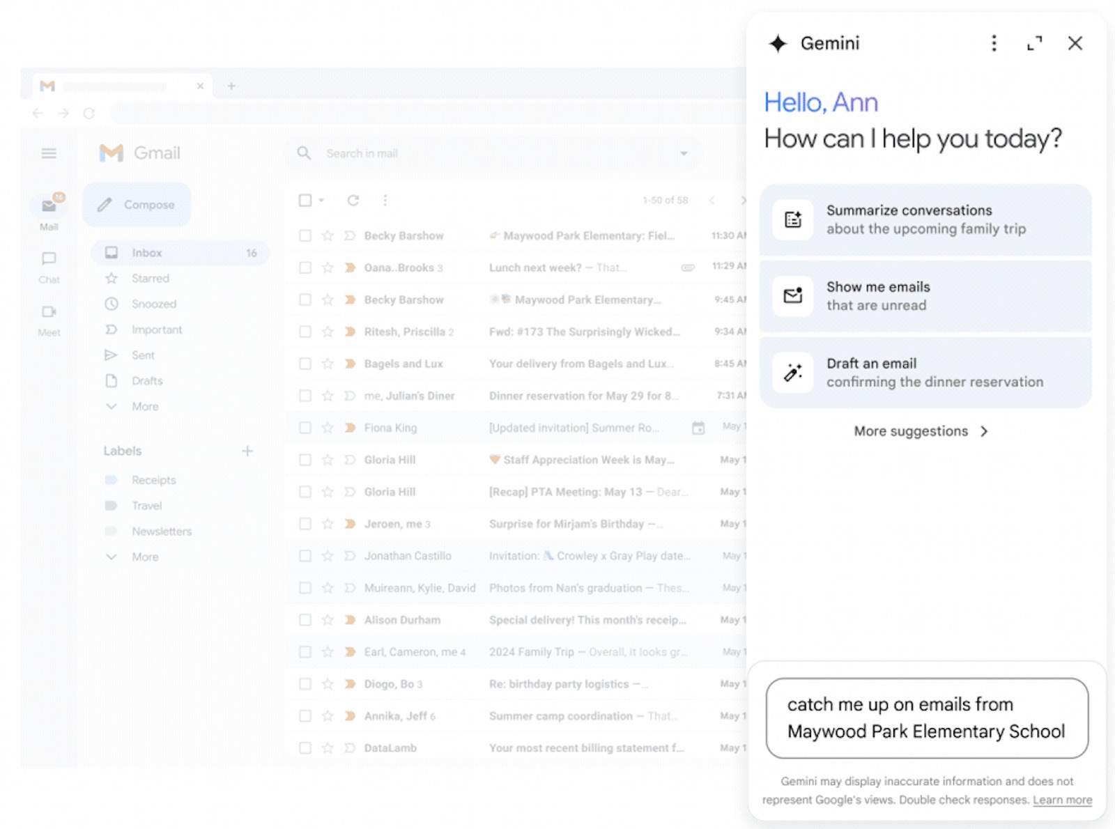 Google Gemini Gmail