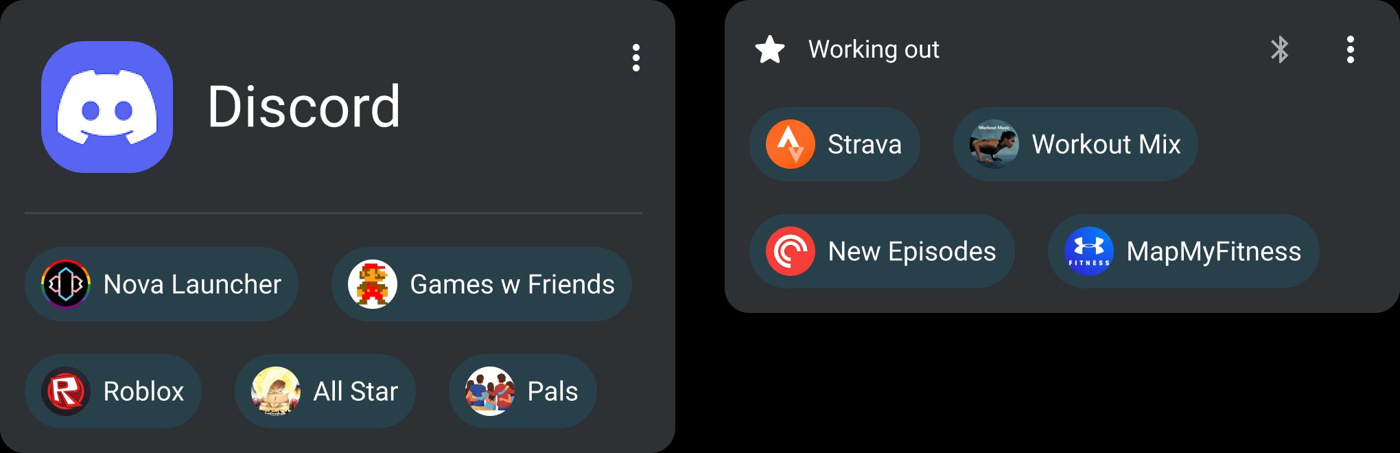 Nova Launcher Schede