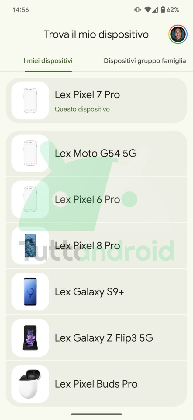 Trova il mio dispositivo Family Link