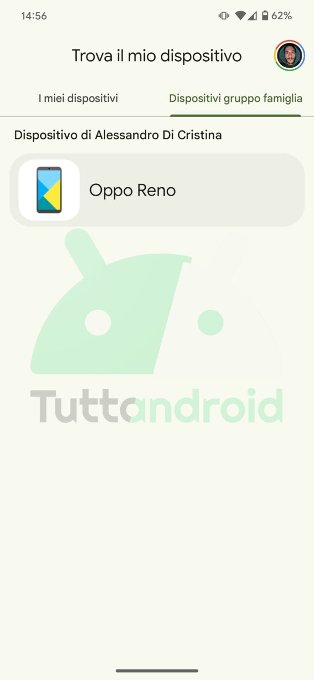 Trova il mio dispositivo Family Link