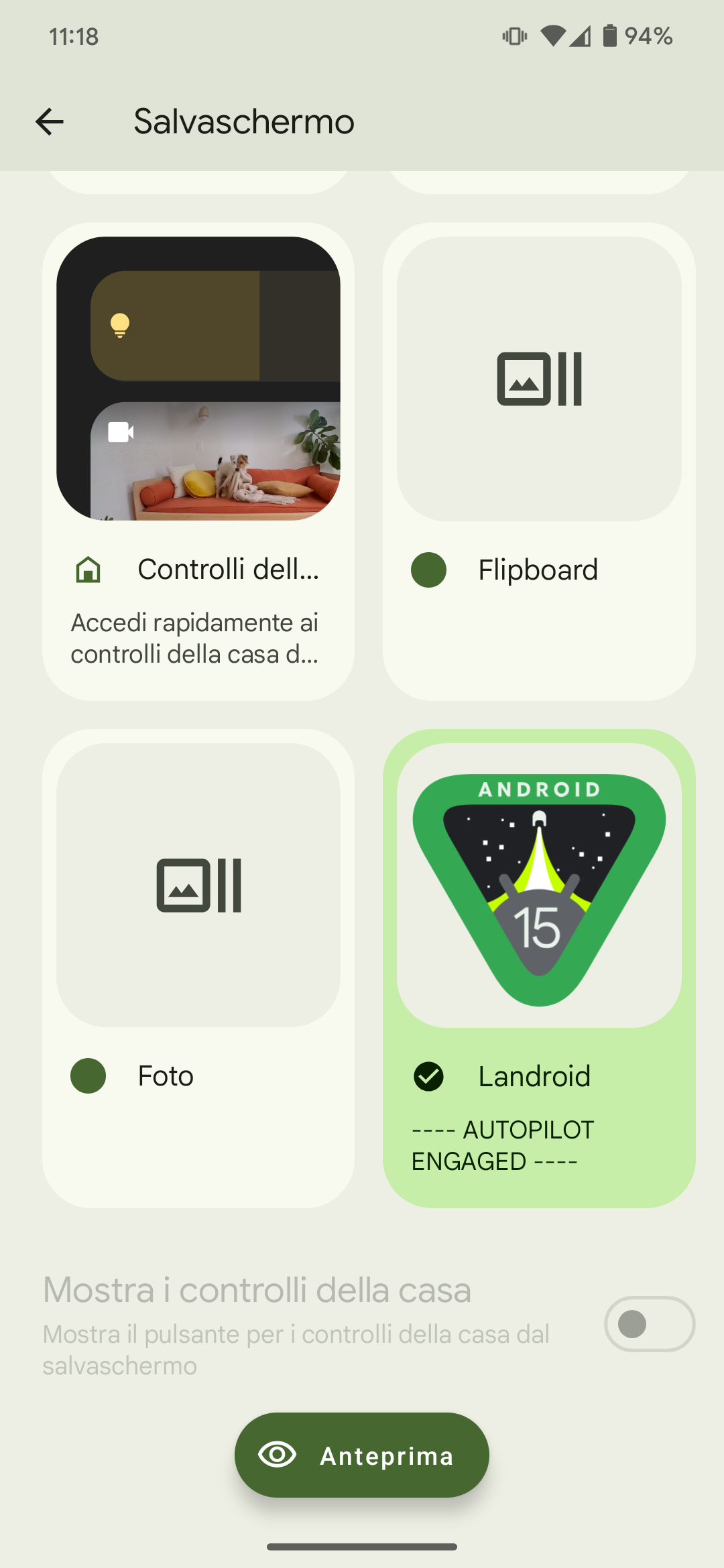 Android 15 easter egg Landroid 1