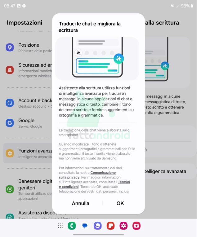 Galaxy AI su Galaxy Z Fold5 e Galaxy Z Flip5