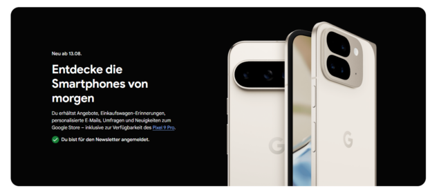 Google Pixel 9 Pro Fold su Google Store in Germania