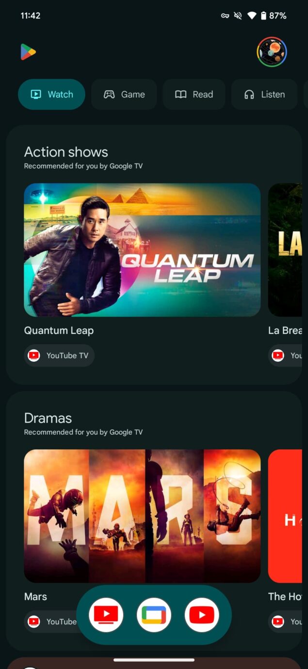 Raccolte Google Play Store