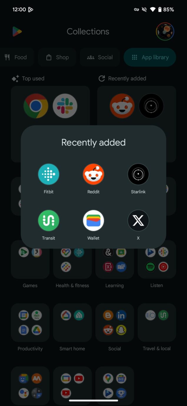 Raccolte Google Play Store
