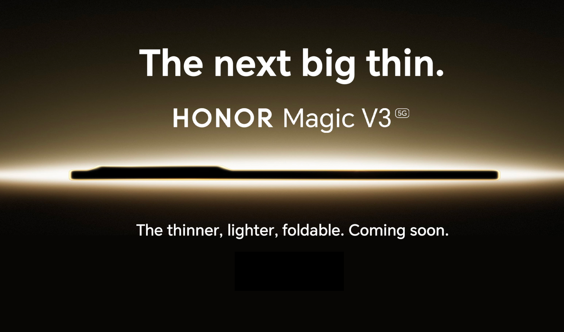 HONOR Magic V3 teaser