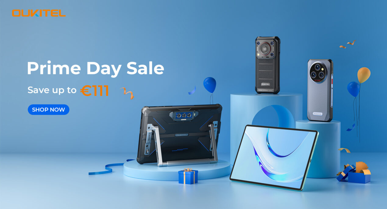 Smartphone e tablet rugged di Oukitel in offerta per il Prime Day di Amazon