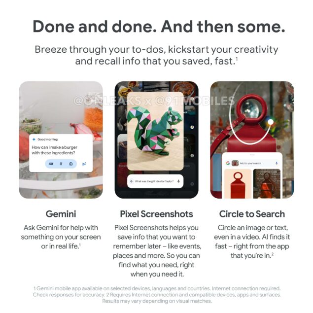 Google Pixel 9 series immagini promozionali