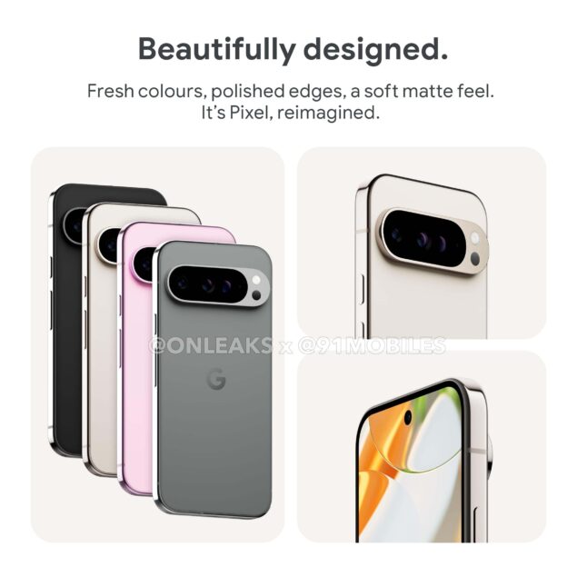 Google Pixel 9 series immagini promozionali