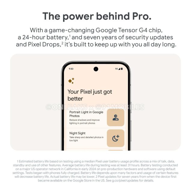 Google Pixel 9 series immagini promozionali