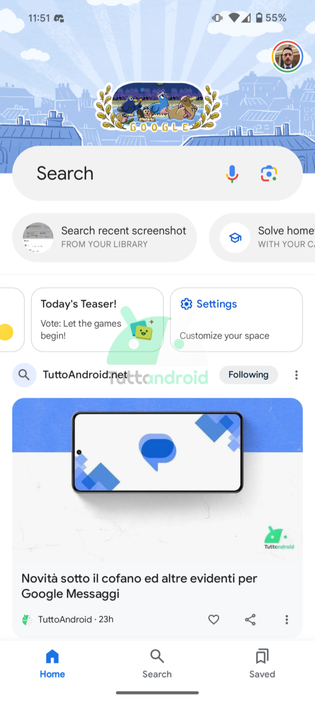 giochi su Google Discover