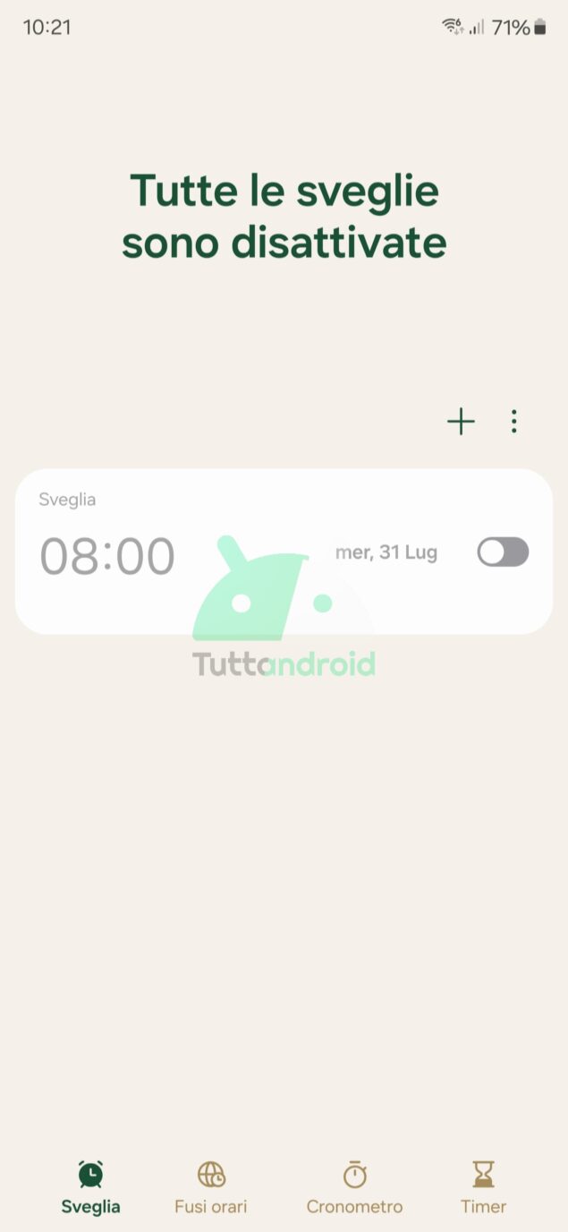 nuova versione di Orologio Samsung