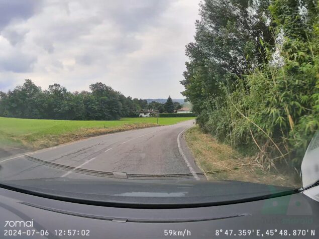 qualità video dash cam 70mai A510