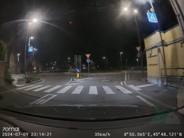 qualità video dash cam 70mai A510