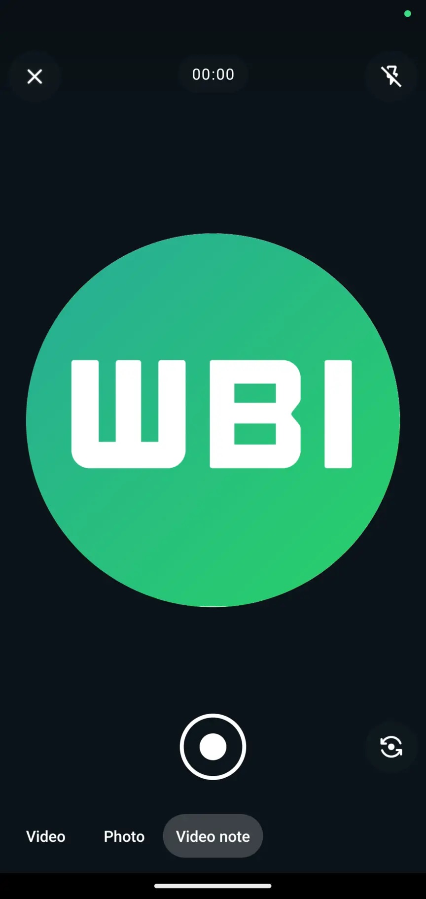 WhatsApp beta Android note video fotocamera