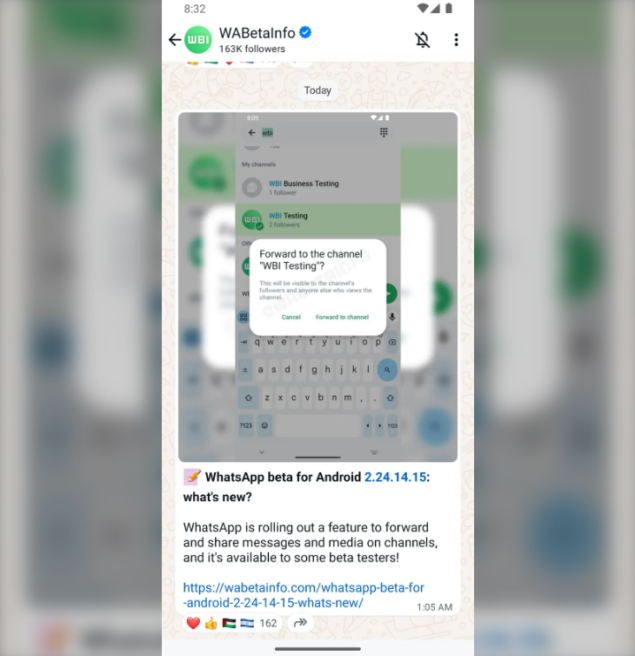 WhatsApp spunta blu