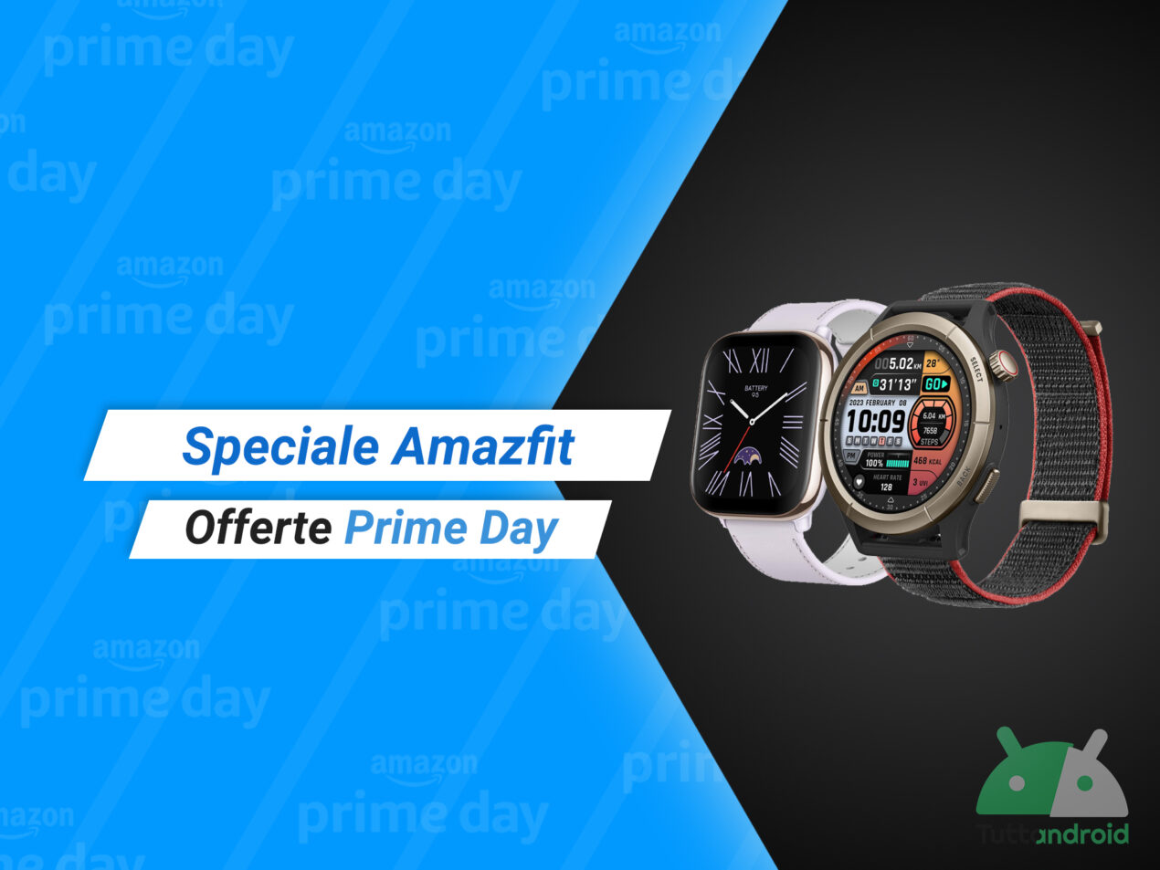 Smartwatch e smart ring Amazfit spiccano tra le offerte di questo Prime Day
