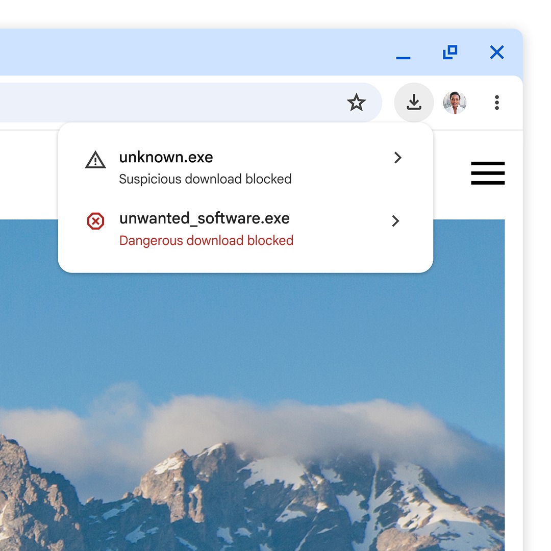 Google Chrome download sicurezza