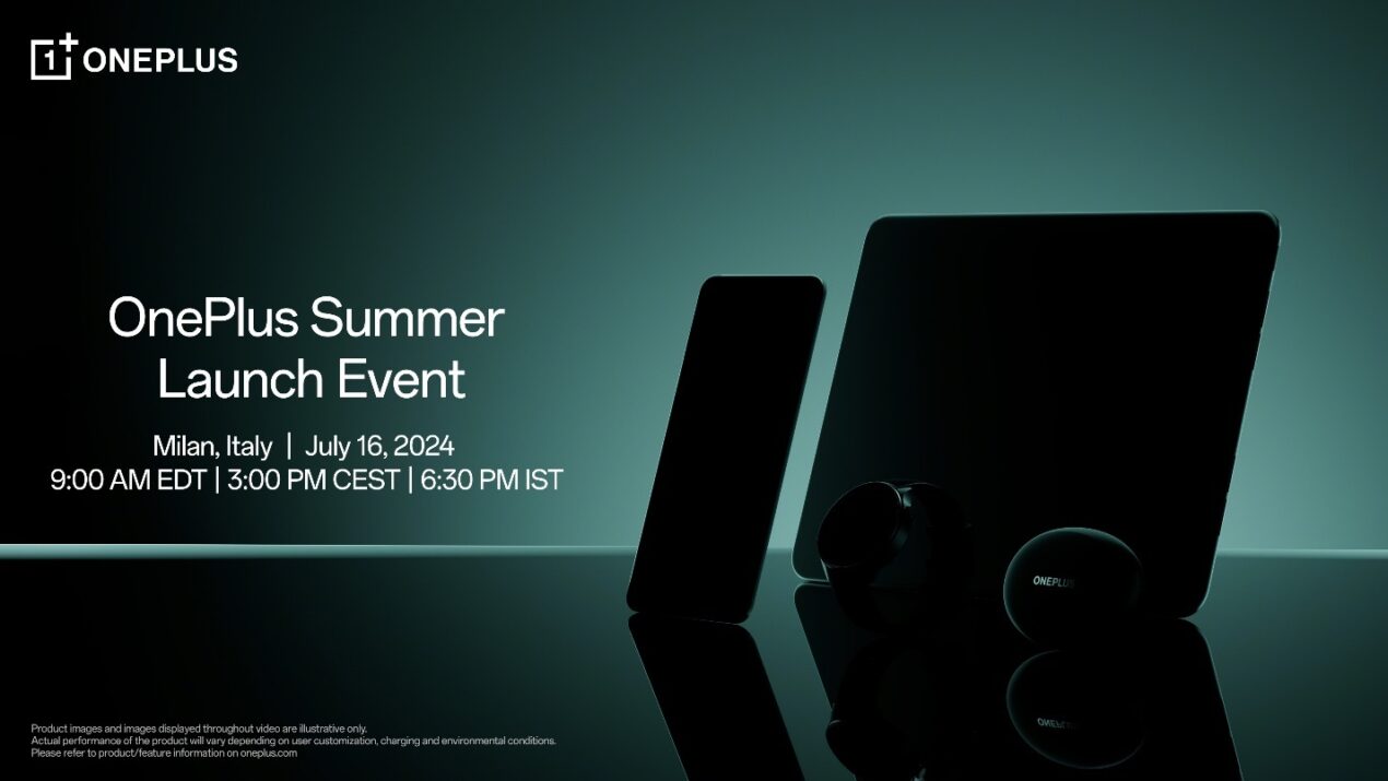 OnePlus Summer Launch Event: 4 prodotti in arrivo il 16/7, c'è anche il Nord 4
