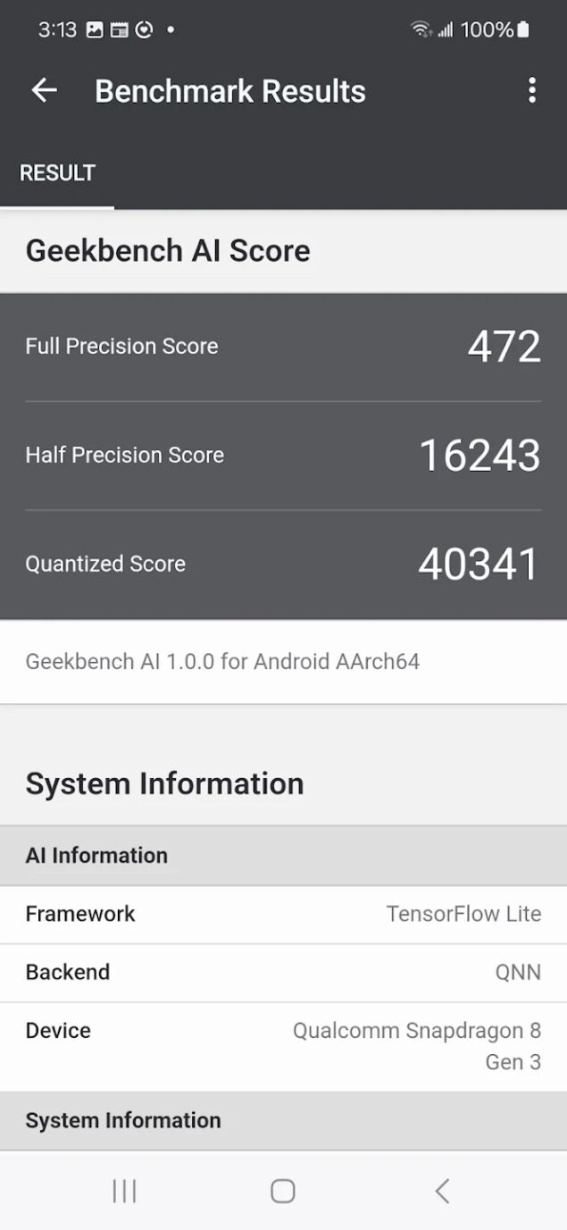 Geekbench AI 3