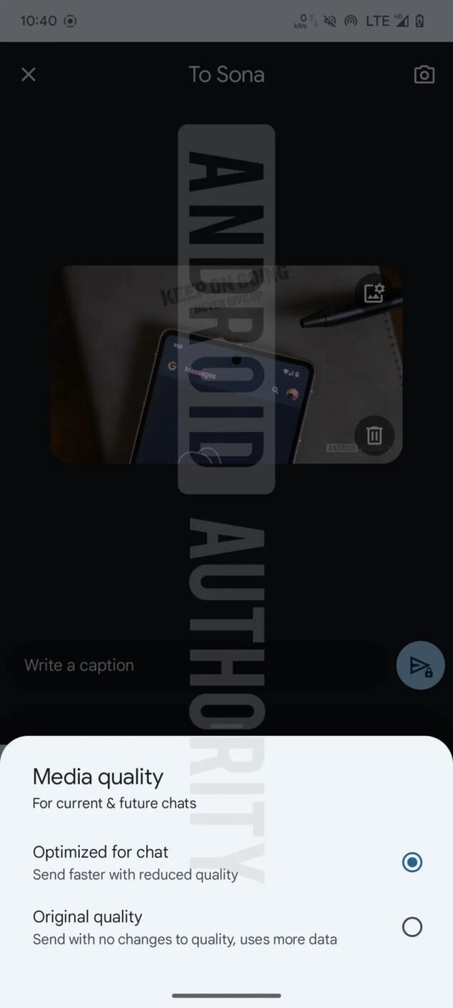 Google Messaggi scelta qualità contenuti RCS a