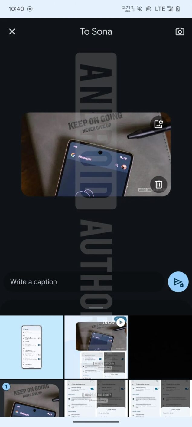 Google Messaggi scelta qualità contenuti RCS b