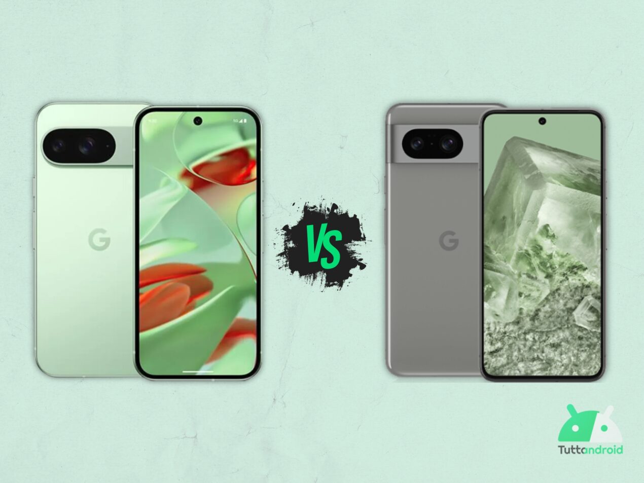 Cosa cambia tra Google Pixel 9 e Google Pixel 8: il confronto, almeno sulla carta