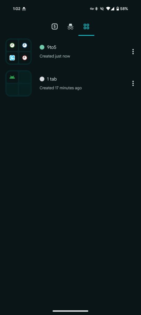 Gruppi schede da Dekstop ad Android