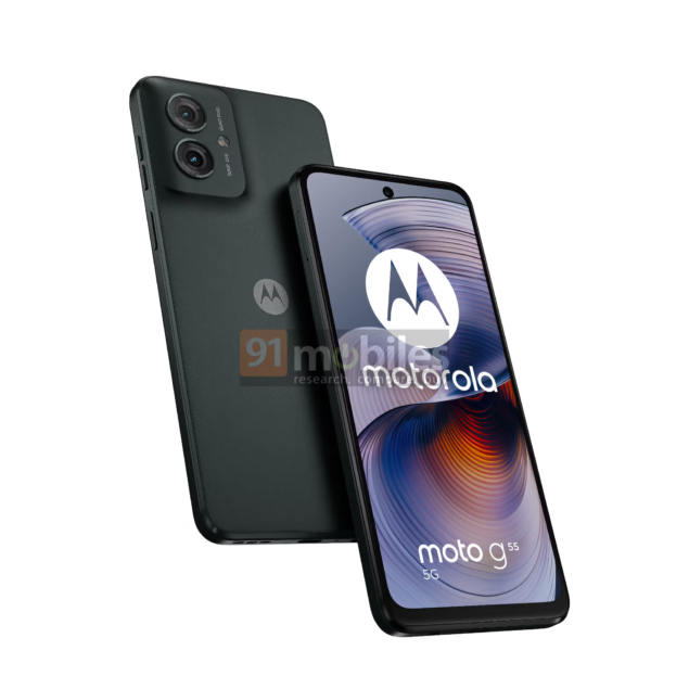 Motorola Moto G55 render leak