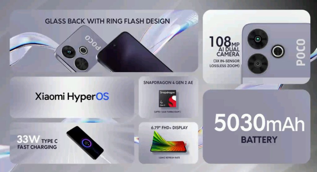 POCO M6 Plus 5C features