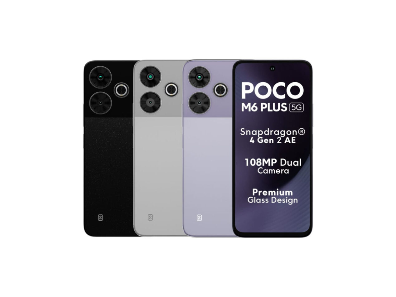 POCO M6 Plus 5G è ufficiale con fotocamera da 108 MP e display a 120 Hz