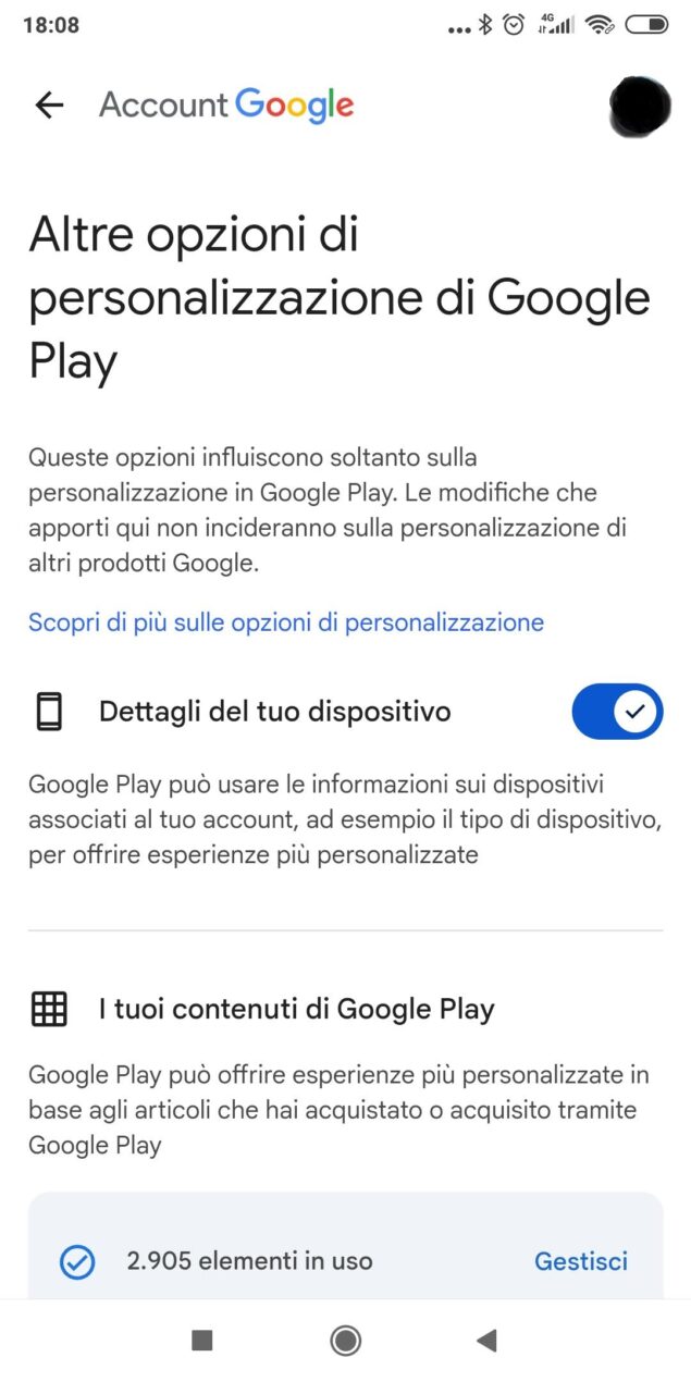 Play Store privacy dati app 2