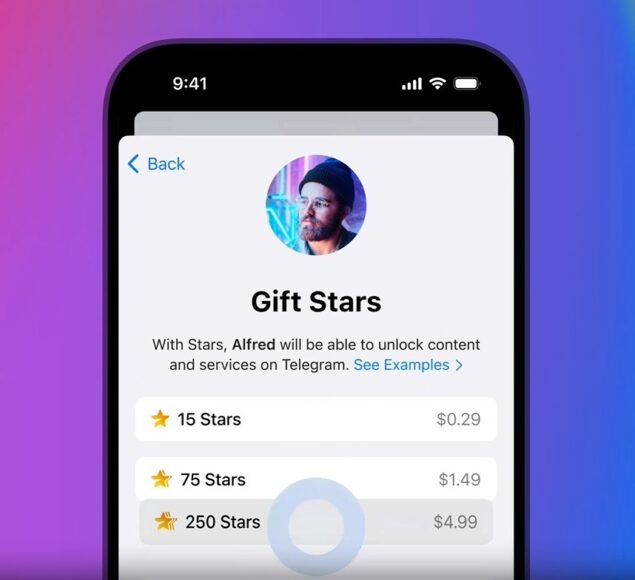 Regalare Stelle Telegram
