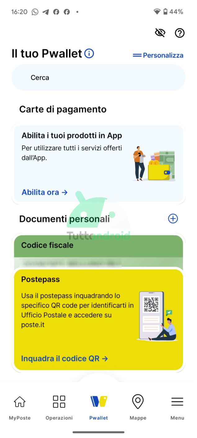 Pwallet Poste Italiane