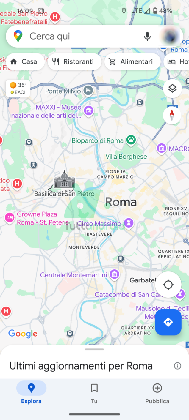 nuove icone segnaposto su Google Maps