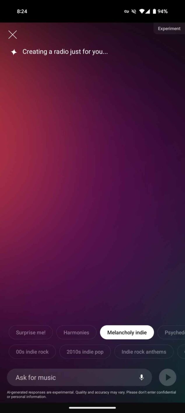 YouTube Music radio AI-3