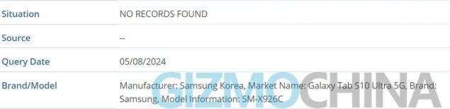 Samsung Galaxy Tab S10 IMEI