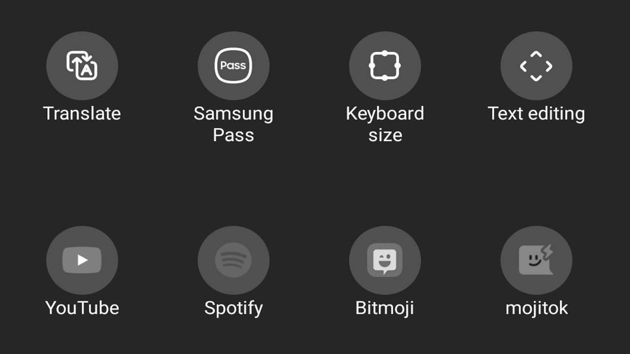 Estensioni Samsung Keyboard